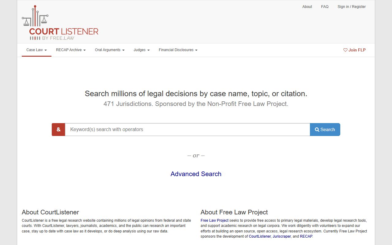 Morrison County Court records CourtListener research alternative